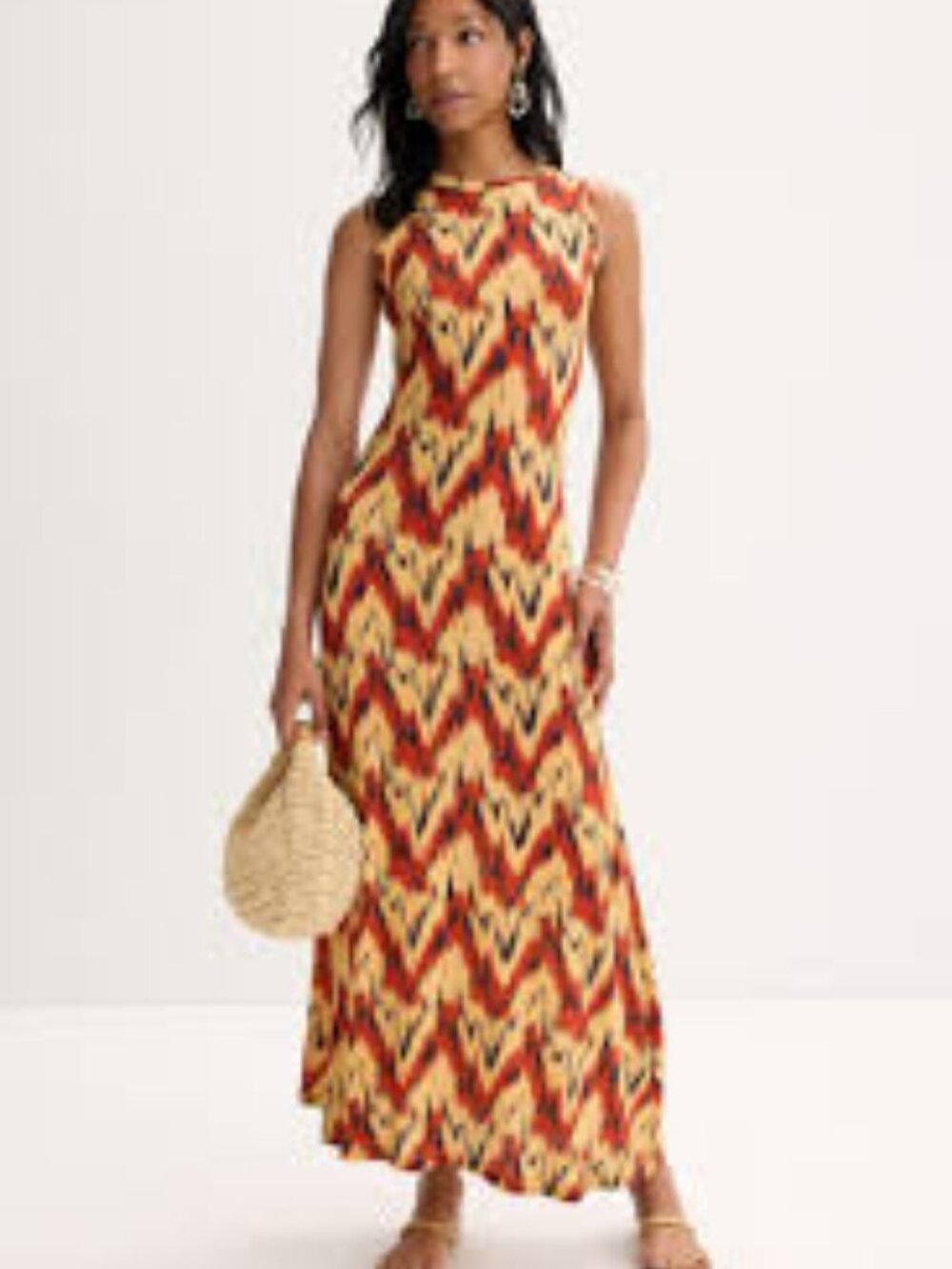 16-B1 NWOT ULLA JOHNSON CARMELIAN ORLA MIDI DRESS - Picture 3 of 6